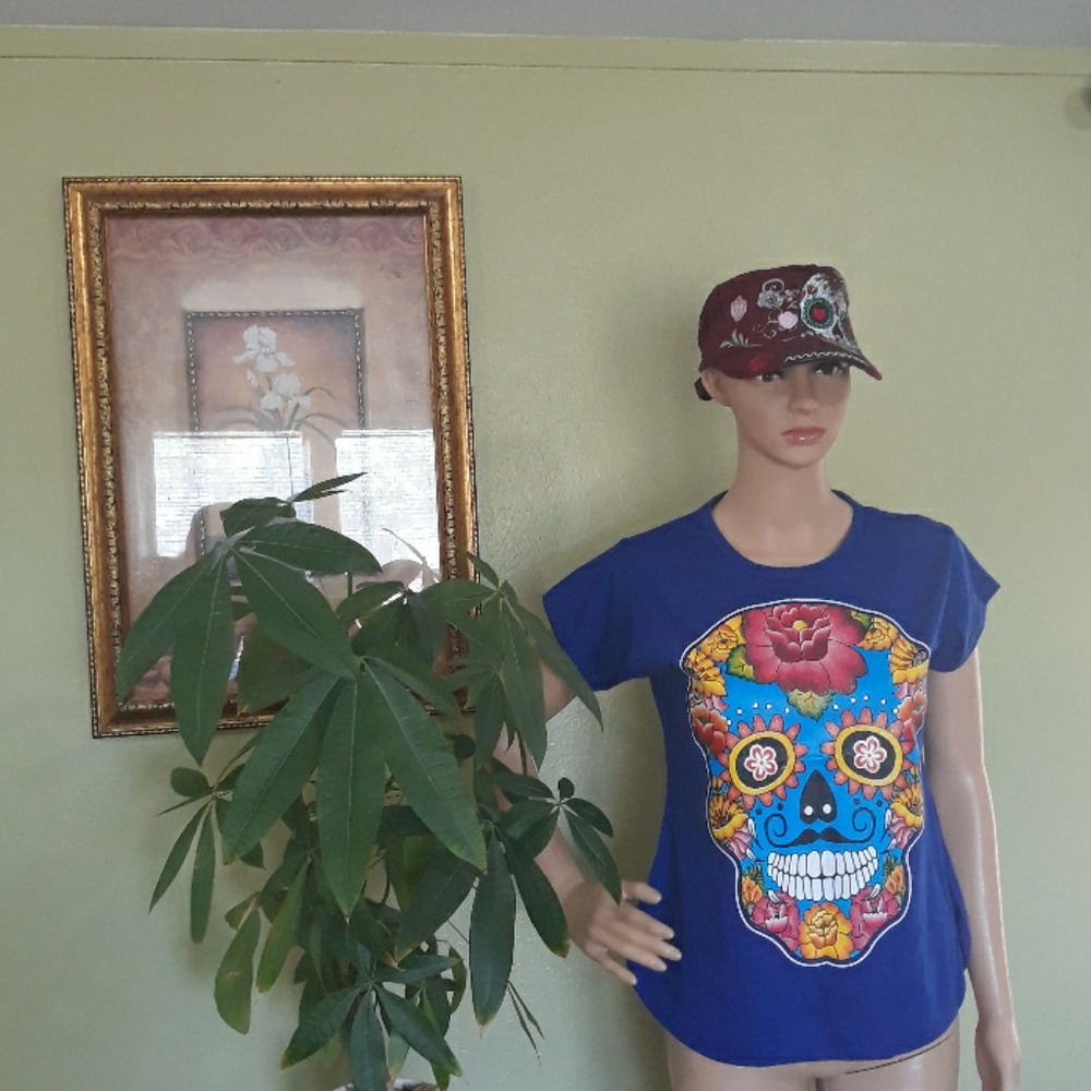 Mexican Blouse With Skull